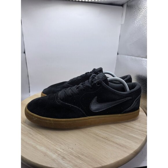 Nike Men's SB Check Solar 843895-003 Sneakers Black/Anthracite Size 10 - Picture 1 of 9